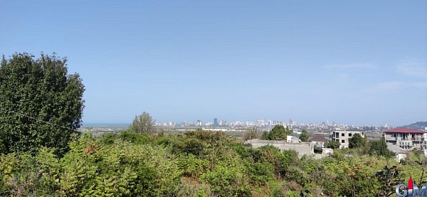 Plot with a view of the sea, mountains and the city of Batumi