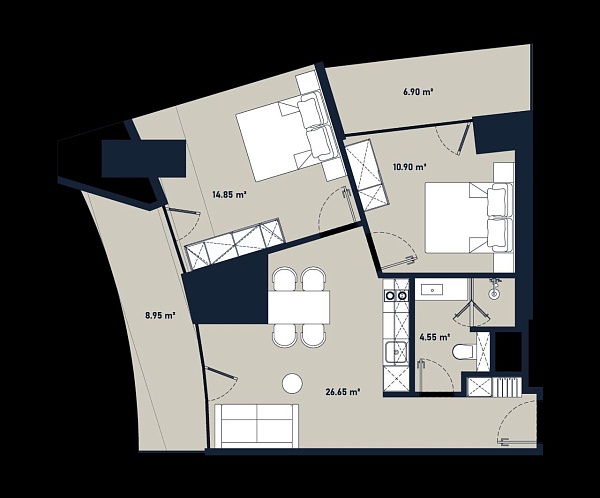 Apartment in Alliance Centropolis