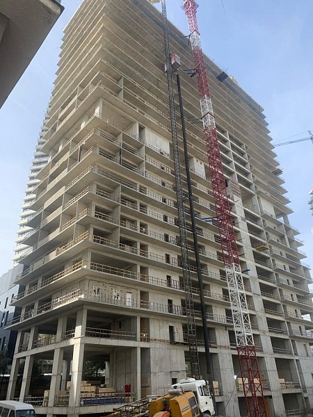 Apartments in the Vake Residence complex under construction