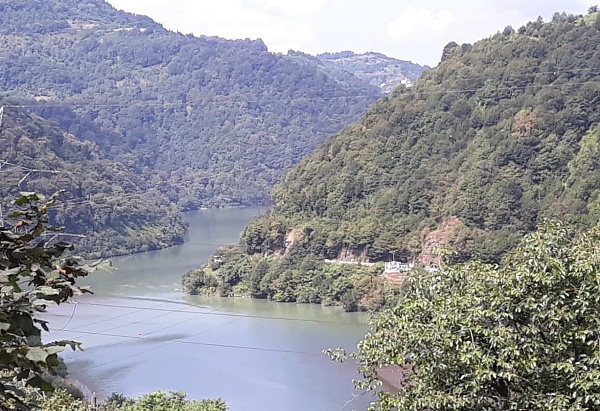 The site at the confluence of two rivers