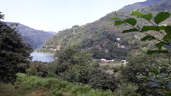 The site at the confluence of two rivers