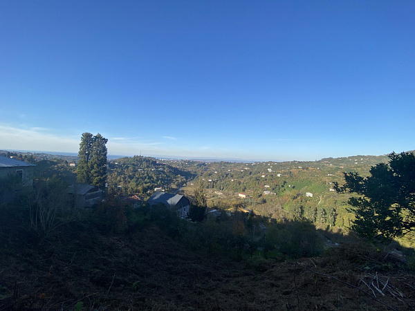 Участок в Дагве с видом на море