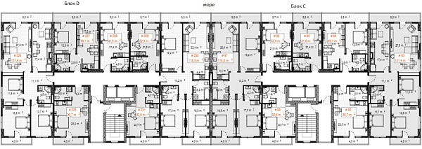 Апартаменты в Bianca Batumi York towers