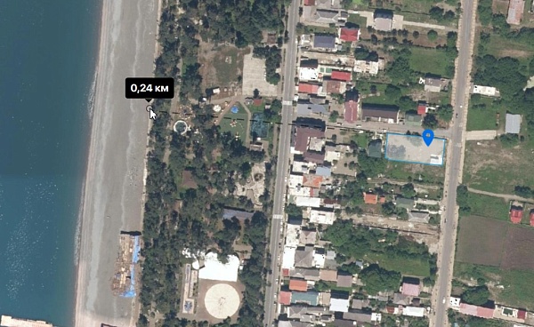 Plot of land in the center of Kobuleti